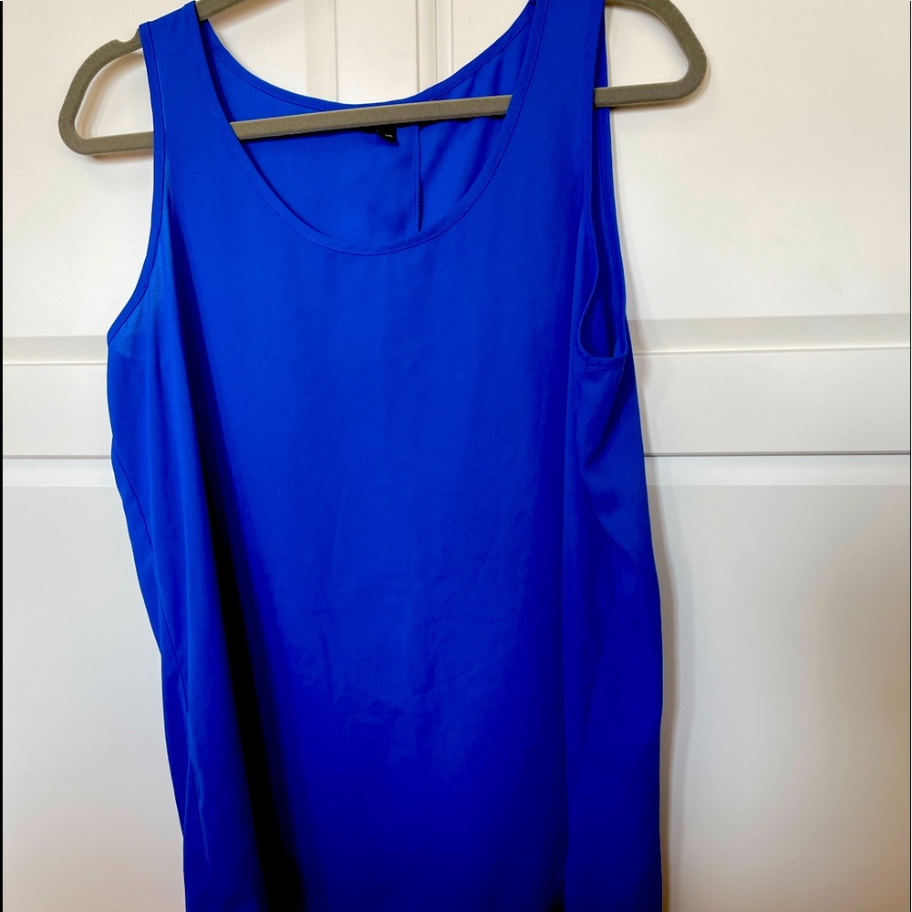 Express royal blue cute flowing tank